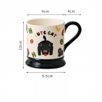 Retro keraamiline kruus Ni&scaron;&scaron; Design Sense Joogiveetass Kontori kohvitass Kvaliteetne Kingitus Klassikaline tass 301-400ml