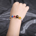 Universum P&auml;ikeses&uuml;steem Kaheksa planeedi kivihelmed k&auml;ev&otilde;ru kett Ehted Kingitused 1Pc