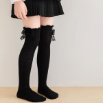 Laste &Uuml;le P&otilde;lve &Otilde;hukesed Sokid Beebi Sukad T&uuml;drukute Sukkp&uuml;ksid Suveks S&auml;&auml;set&otilde;rje T&uuml;drukute Printsessi Paelaga Siidsokk S(3-5y) must