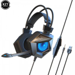 Sy-g15 m&auml;ngupeakomplektid Fone Gamer Stereo ruumilise heli arvutim&auml;ngu k&otilde;rvaklapid mikrofoniga Juhtmega k&otilde;rvaklapid arvutile PS4 Xbox