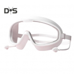 Laste ujumisprillid suure raamiga ujumisprillid Uduvastased basseiniprillid 3&ndash;16-aastastele lastele roosa