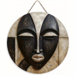 Puidust ainulaadne Aafrika mask kunstilise disainiga &uuml;mmargune puidust silt, sobib uksele, seinale, koju, tuppa, talumajja, t&auml;navale, poodi, garaaži, baari, aeda Wood