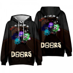 16 v&auml;rvi naiste meeste uksed Roblox figuur koomiksiprindiga kapuutsid &uuml;mara kaelusega dressipluusid mees reis pullover meessoost topp t&auml;navamood vabaaja spordidress XS