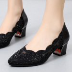 Naiste terava ninaga ja &otilde;hulised hingavad sandaalid strassv&otilde;rguga &Uuml;ksikud kingad Moodsad ja multifunktsionaalsed k&otilde;rged kontsad 34 hall v&auml;rv