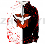 Naljakas m&auml;ng Tasuta Fire Garena 3D kapuutsid Teismeliste Anime Pusad Mood vabaaja Meeste Riided Cosplay Kost&uuml;&uuml;m Soe Naiste T&auml;navar&otilde;ivad S