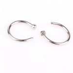 Moodne v&otilde;lts vaheseina, meditsiiniline titaanist ninar&otilde;ngas kehaklambri r&otilde;ngas naistele augustamise ehted 1tk 8mm h&otilde;be