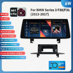 Ossuret 10.25 Android 13 Autoraadio BMW 3 F30 F31 2013-2017 NBT jaoks Autoradio 4G Carplay Multimeediapleier Auto nutikad s&uuml;steemid Auto 4G RDS 6W 6G 64G