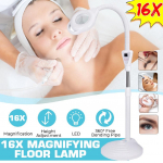 Pro 16X Dioptriline LED suurendusp&otilde;randalamp Luup Klaas Len N&auml;ovalgusti Ilusalongi K&uuml;&uuml;nte t&auml;toveeringuks 110V/220V 220V