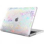 Kaitsekate MacBook Air 13-tollisele 2026 2025 2024 2022 M5 M4 M3 M2, L&auml;bipaistev k&otilde;va kate, S&auml;deleva taimemustriga puhas