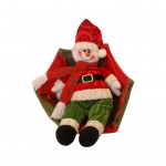 J&otilde;ululangevarjuga lumememm J&otilde;uluvana ehis j&otilde;ulupuu rippuv kaunistus