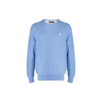 Polo Ralph Lauren &Uuml;hev&auml;rviline tikitud logoga &uuml;mmarguse kaelusega kampsun Meeste kampsun Hele-sinine 710918163-009 M gray