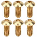 50 tk Kuuskantpeaga kruvi Pool&uuml;mar pea Puhas vask Riistvara Tarvikud Kinnitusdetailid M4 x 12 mm