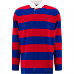 Polo Ralph Lauren Triibuline Logoga Tikitud Pikkade Varrukatega Polo S&auml;rk Meeste pealisr&otilde;ivad 710717116-048 M