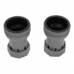 2 tk Basseini Vooliku Adapter 1,5 tolli kuni 1,25 tolli Vooliku &Uuml;leminekuadapter maapealse basseini filterpumba jaoks