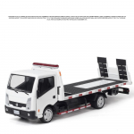 1/32 Nissan Sulamist Liiklustee P&auml;&auml;ste pukseerauto Mudel Diecast Inseneri Haagissuvila Veoauto Mudel Simulatsioon Heli Valgustus Laste Kingitus valge