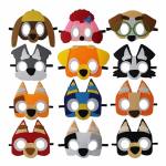 S&uuml;nnip&auml;evapeo kaunistus Sinised &otilde;hupallid Bluey laudlina taust Peotarbed Bluey s&uuml;nnip&auml;evakomplekt Peo kingitused Laste s&uuml;nnip&auml;ev