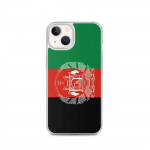 Coque iPhone &ndash; mitmev&auml;rviline &ndash; Drapeau Afghanistan &ndash; Souple &ndash; &uuml;hilduv iPhone 13 &ndash; vertikaalne