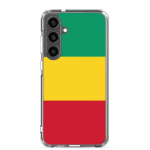 Coque T&eacute;l&eacute;phone &ndash; Samsung &ndash; Galaxy S24 Ultra &ndash; Drapeau Guin&eacute;e &ndash; Souple &ndash; mitmev&auml;rviline