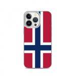 Coque iPhone - Svalbard et Jan Mayen - Drapeau officiel - Supp - Mitmev&auml;rviline - TPU l&auml;bipaistev