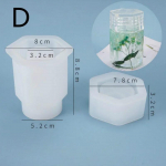 3D Pudel Silikoonvorm (Seest &otilde;&otilde;nes) Ehtekarpide valmistamine Vaigust hoiustamistarvikud Silikoonvormid vaigust kunstile Kodu kaunistamise vorm D