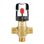 Messingist 1/2 Termostaatventiilid DN15 P&uuml;siva Temperatuuriga Ventiilid Uuendused Stabiilse Temperatuuri Kontrollimiseks Kodu Torustikus 2