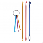 6pcs Mixed Aluminum Crochet Hook Knit Knitting Weave Yarn diy