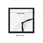 1 tk 25x25 cm PVC magnetiga plakatiraam pehme iseteemantmaali raamid reklaamkuvaraam aknateadete sein must