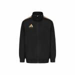 Adidas Vintage Spordijope &Uuml;hev&auml;rviline Seisukrae Vabaaja Logoga Jope Unisex Jope Must Kuldne TR90JT-BG S