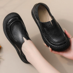 Moodsad originaalsed naturaalsest nahast kingad naistele Vintage Mugavad &Uuml;mara varba pandlaga korterid Naised Slip-on Ortopeedilised Loaferid Daamide Mokassiinid 35