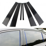 Uus 6 tk uksekatte klaveriakna liistu komplekt mustad piilaripostid Acura TL 04-08 jaoks