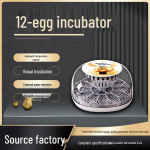 WONEGG 12-osaline t&auml;isautomaatne tibude inkubaator l&auml;bipaistva katuse ja automaatse vee t&auml;itmisega 220V