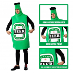 Piiri&uuml;lene Halloweeni &Otilde;lle Cosplay T&auml;iskasvanu Kost&uuml;&uuml;m - Naljakas Roheline Lava Riietus One Size roheline