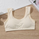 T&uuml;drukute rinnahoidjad hingavad teismeliste rinnahoidjad lastele Noorukite naistepesu &uuml;hev&auml;rvilised teismeliste vestid one size beež