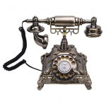 Heli k&uuml;lalisteraamat Telefon 32G mahutavus Vana retrotelefon Kohandatud h&auml;&auml;ls&otilde;num pulmapeoks Antique Brass Color