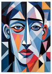 Obraz na pł&oacute;tnie picasso portret kubizm 50x70 cm