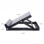 Multifunktsionaalne vasika venitusalus Reguleeritav kaldlaud Libisemiskindel Kaasaskantav vasika venituskiil Fitnessitarvikud