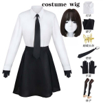 Akiko Yosano Cosplay Kost&uuml;&uuml;m Akiko Yosano R&otilde;ivad Comic Coniks Akiko Yosano T&auml;iskomplekt Kleit Peakate M white