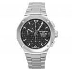 Baume & Mercier Riviera Kronograaf Roostevabast terasest Must sihver Automaatne M0A10825 100M Meeste k&auml;ekell
