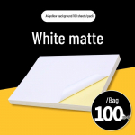 A4 Tume Kraft isekleepuv sildipaber tugeva mattkinnitusega kleebised