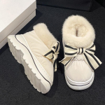 Uued naiste armsad soojad poolsaapad naiste v&auml;listingimustes libisemiskindla paksu tallaga lumesaapad karvased vibu puuvillased kingad veekindlad pl&uuml;&uuml;sisaapad2024 36-37