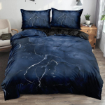 Klassikaline 3D Marmorist Tekikate Komplekt Voodipesu Komplektid Tekikatted Padjap&uuml;&uuml;rid 3-osaline Tekikate Voodipesu Voodi 140x200 Voodikatted AU Single140x210cm