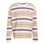 Adidas Originals FW25 90ndate Alternatiivne Triip Vahvel Lahtine L&otilde;ige Triibuline Pikkade Varrukatega T-s&auml;rk Meeste Topid KS6849 L beige