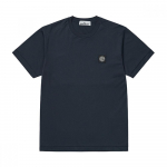 Stone Island 24113 A0020 811524113 Mini Relva Logo Plaaster Meeste S L&uuml;hikeste Varrukatega T-s&auml;rk 24113 A0020 (S)