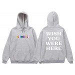 Hip Hop Huppar Mehed Naised ASTROWORLD Hupparid Dressipluusid Cactus Jack WISH YOU WERE HERE T&auml;hetr&uuml;kiga Huppar Mees Streetwear S