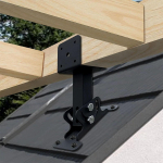 Adjustable Saddle-Shaped Canopy Support Frame with Terrace Riser Beam Frame Kit - Universal Fit for Outdoor Patio Garden Canopies Easy to One Size must