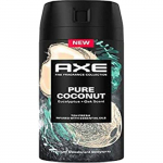 D&eacute;odorant vaporisateur - AXE - PURE COCONUT - 150 ml - Protection longue dur&eacute;e - Fra&icirc;cheur agr&eacute;able