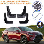 for Lexus RX RX350 RX450h RX200T RX350L F-sport 2016 2017 2018  2022 Mudguards Splash Fender Flaps Car Accessories 16-19