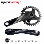RACEWORK integreeritud v&auml;nt Mtb Hollowtech v&auml;ndad jalgrattale 104 Bcd maastikujalgratta &uuml;hendusvardad topelt 170mm