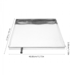 1 komplekt v&auml;lisseadme tilkumisalust Konditsioneeri alus Lekkekindel tilkumisalust veev&auml;ljalasketoruga ja voolikuga helekollane v&auml;rv