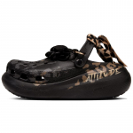 Crocs Crush Clog Klassikaline Crush Must Leoparditr&uuml;kiga EVA Topelt Magus Must Leoparditr&uuml;kiga Tuhandeaastane Stiil Clogs Unisex Must 38-39 must